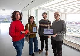 Parte del equipo granadino de 'STOP'.