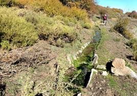 Acequia de careo en Sierra Nevada