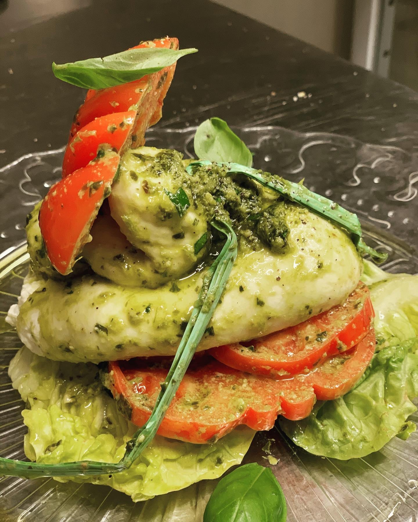 Hamburguesa de burrata del Cacho & Pepe.