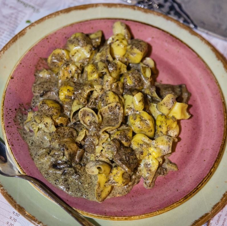 La pasta de Pizzería Las Villas.