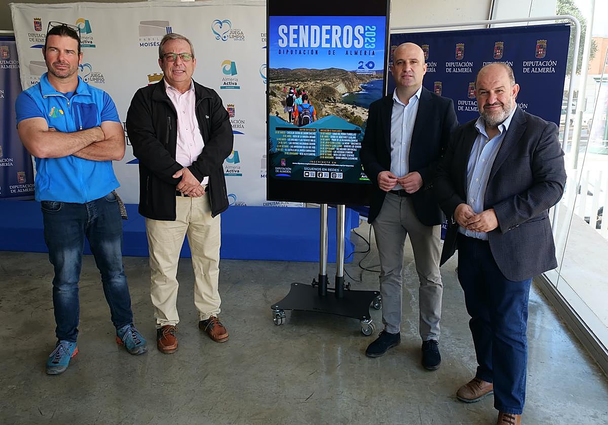 Diputación acerca un cóctel de deporte y naturaleza con 17 salidas a senderos de Almería