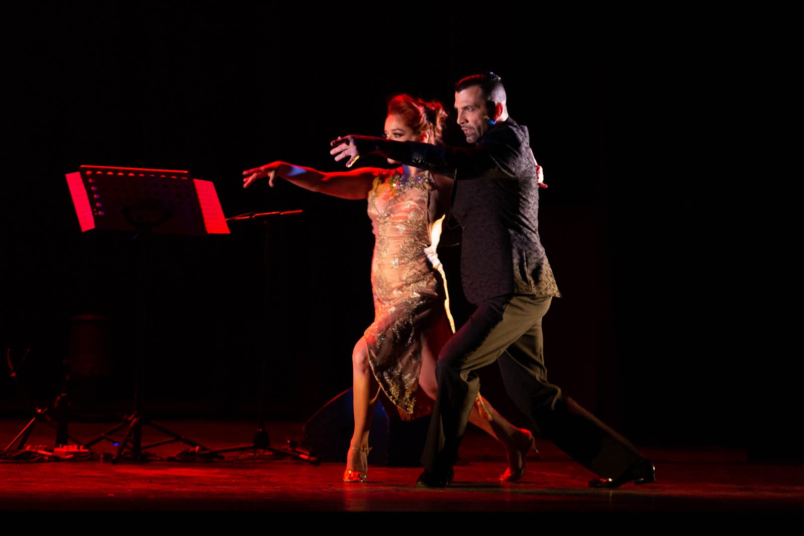 La noche de tango, en imágenes