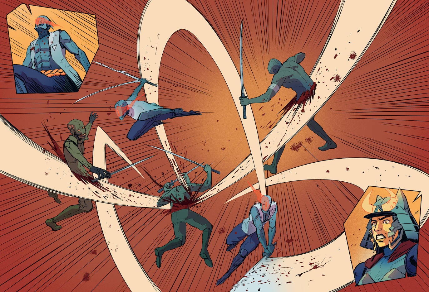 Nicolás Castell, que nos sorprendió con el cómic vertical 'The Journey', publicó hace unos meses 'La llamada de lo salvaje', una versión del relato de Jack London para la colección 'Lo que leo', de Santillana. Castell ahora trabaja para la plataforma digital Macriverse en el cómic 'Bushidos', del que todavía no se puede contar mucho pero que parte de una idea atractiva: samuráis en el espacio.