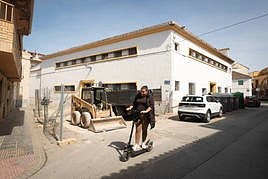 Una de las obras del Área Metropolitana financiadas con fondos Edusi en el mercado de Santa Fe.