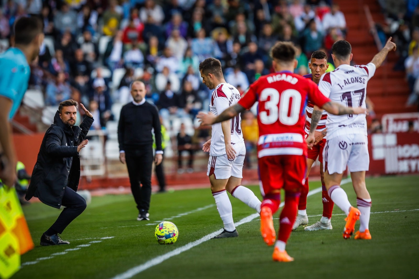 El Albacete - Granada, a pie e campo