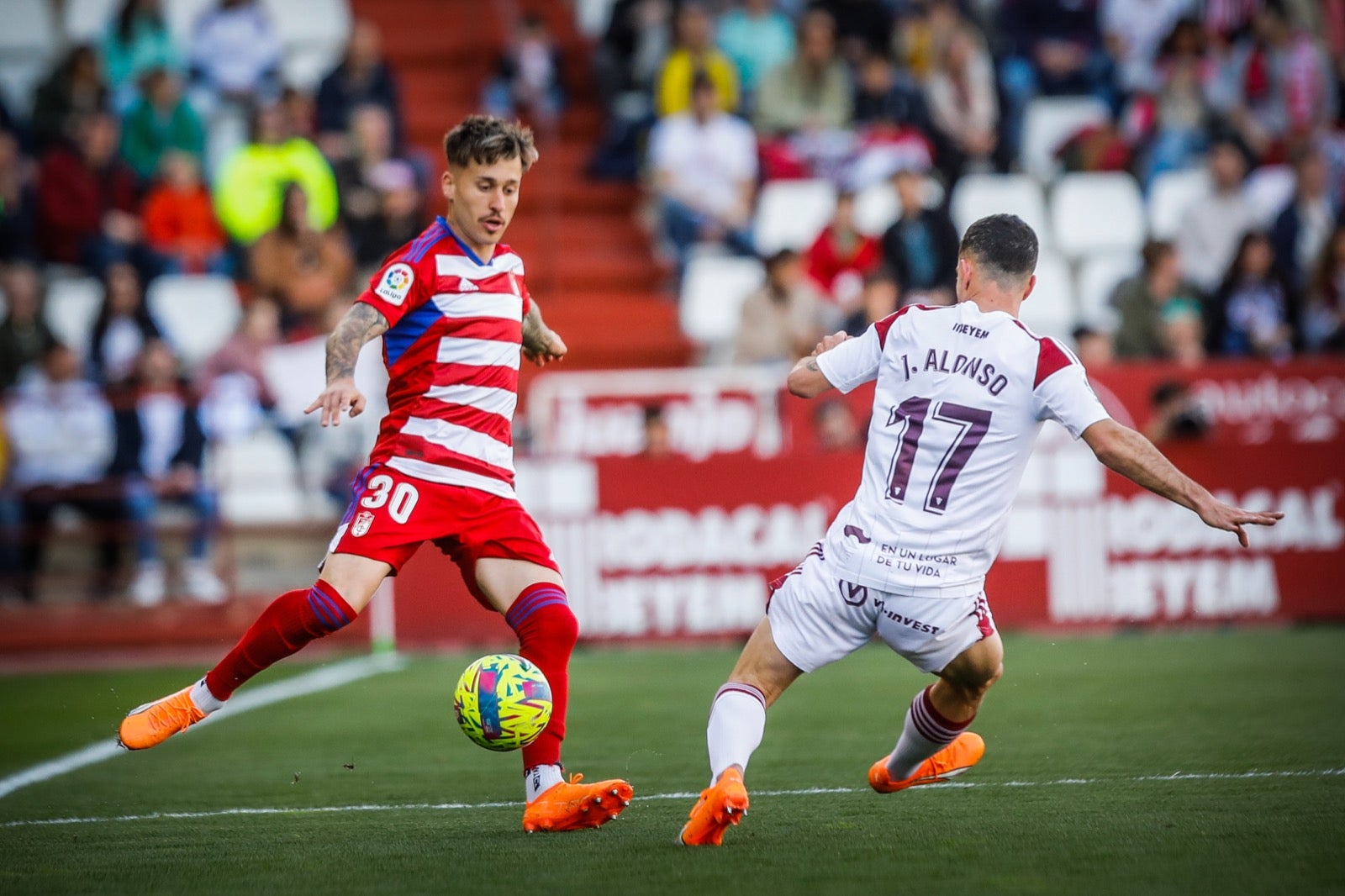 El Albacete - Granada, a pie e campo