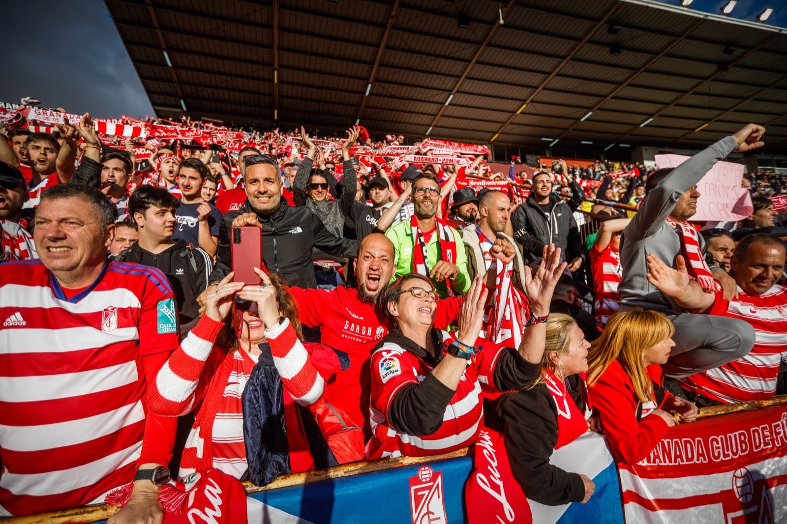 El Albacete - Granada, a pie e campo