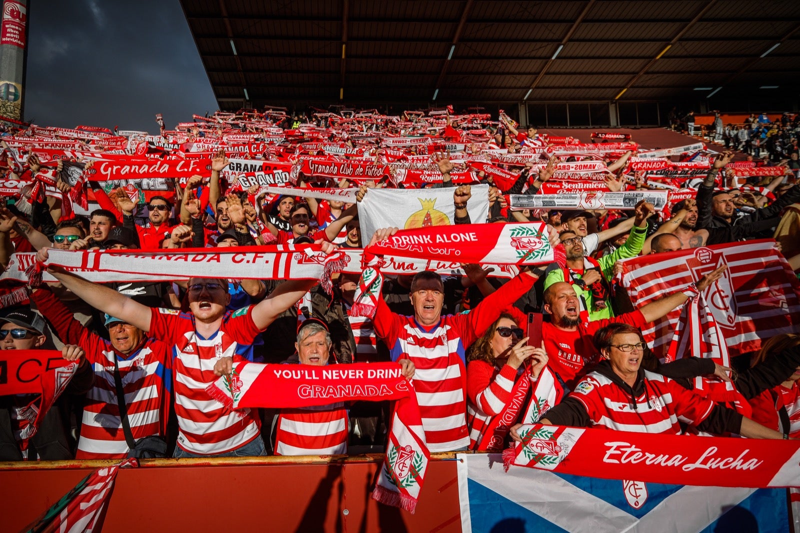 El Albacete - Granada, a pie e campo