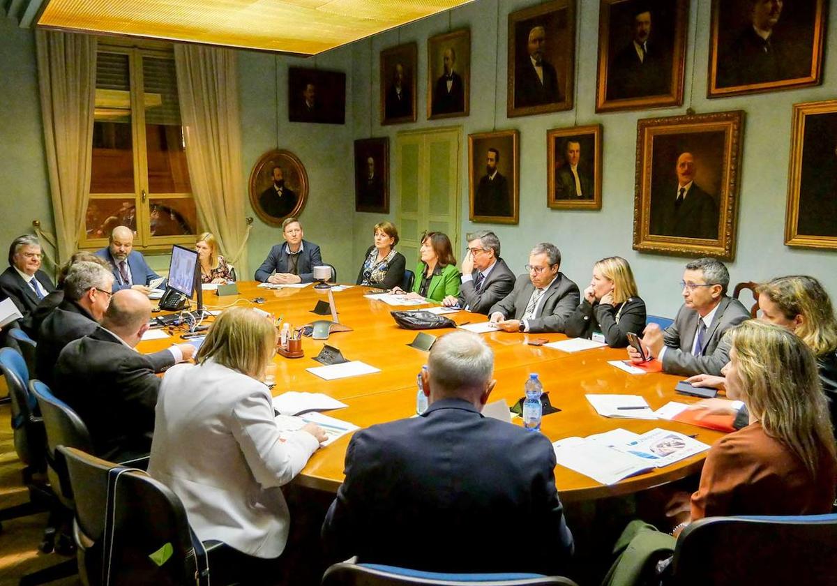 Momento de la Asamblea General de Rectores de UNIgreen, celebrada entre los días 6 y 8 de marzo en Módena.