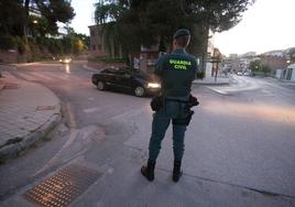 Guardia Civil en Iznalloz.