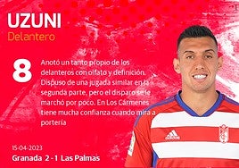Las notas de los jugadores del Granada ante Las Palmas