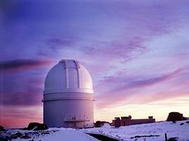 Una de las cúpulas existentes en el complejo del Observatorio Astronómico de Calar Alto.