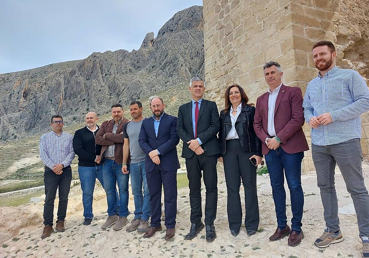 Visita al Castillo de Bedmar, tras la restauración.