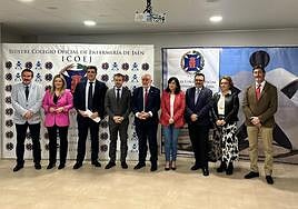 Inauguración de las jornadas en el auditorio de la residencia de mayores del Colegio de Enfermería.
