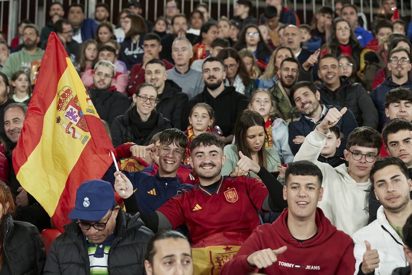 Las mejores imágenes de la remontada de España en Almería