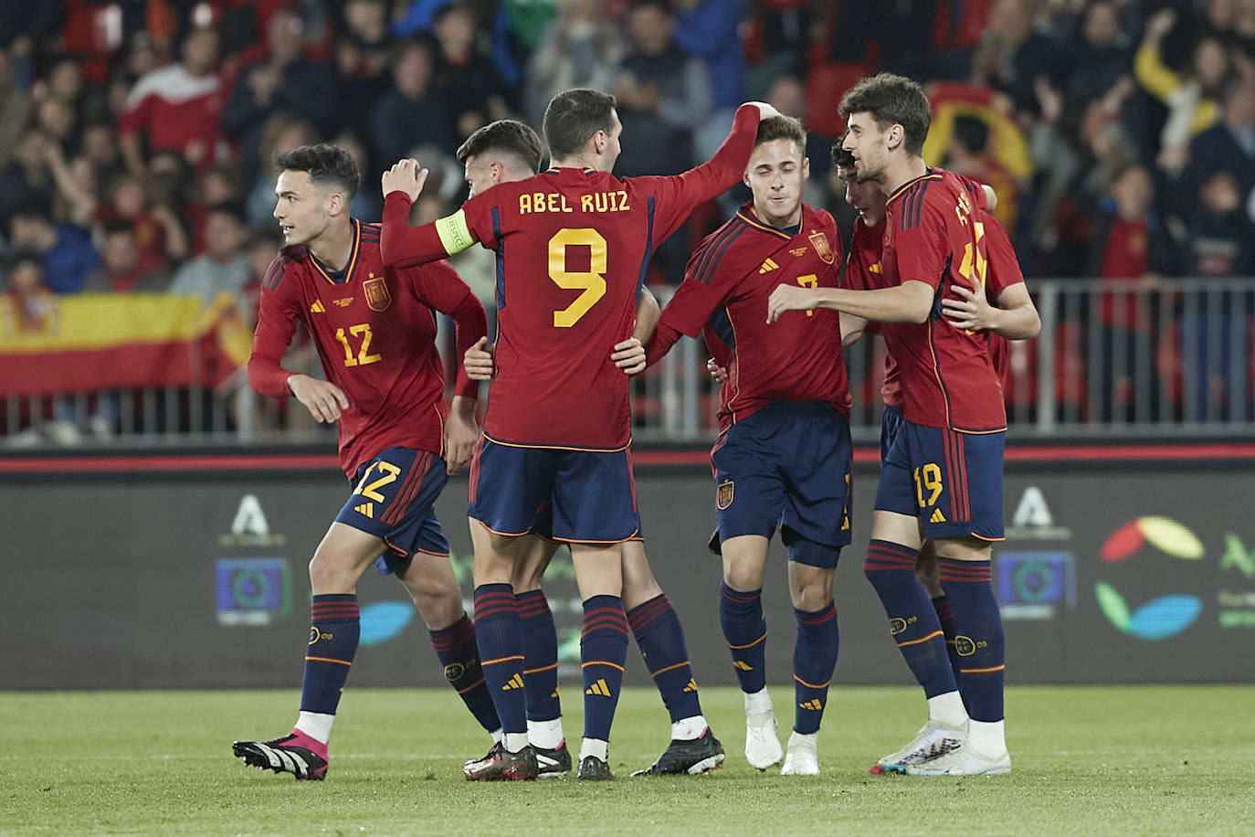 Las mejores imágenes de la remontada de España en Almería