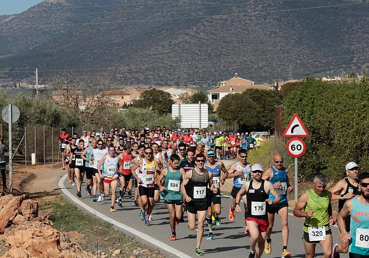 Instante de la prueba celebrada en la localidad acatucitana.