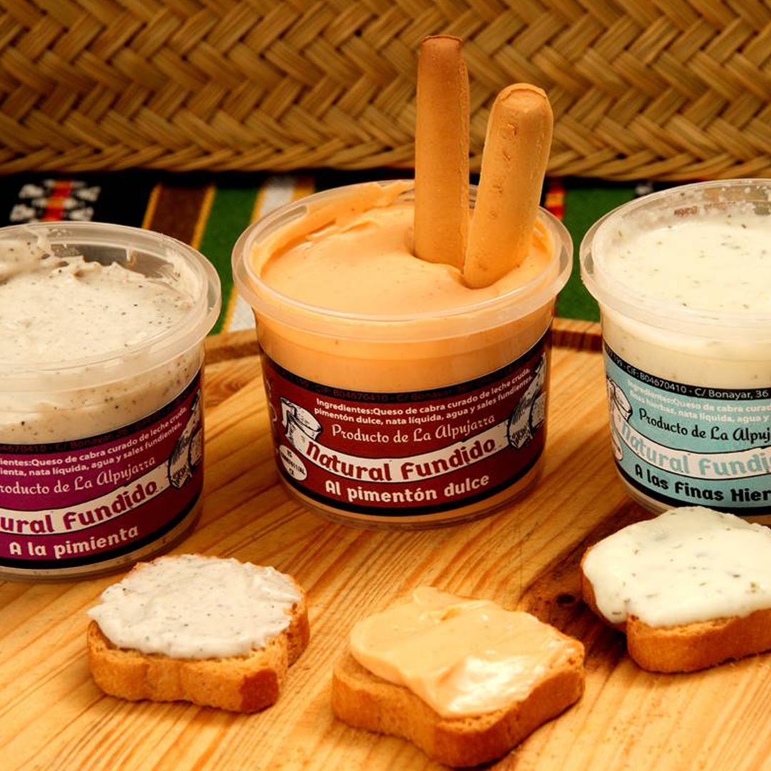 Quesos fundidos con especias de Medal Laujar'