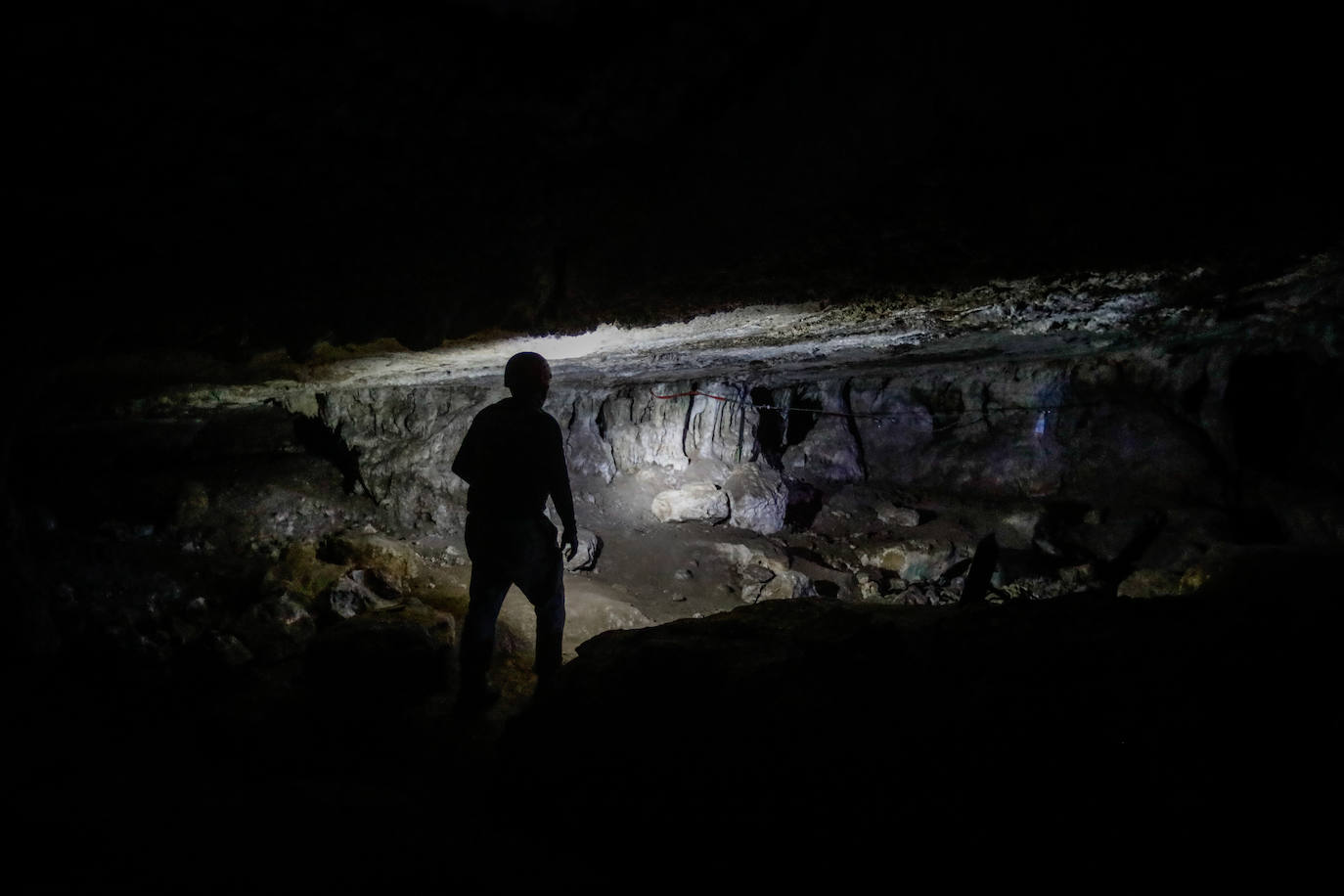 Espacio más interior de la Cueva, donde pernoctaban sus moradores prehistóricos.