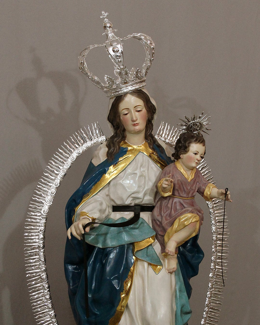 La talla de la Virgen de la Consolación, por Pablo Fernández.