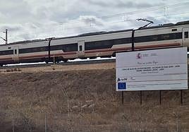 Tramo construido años atrás en el Llano de Las Infantas.