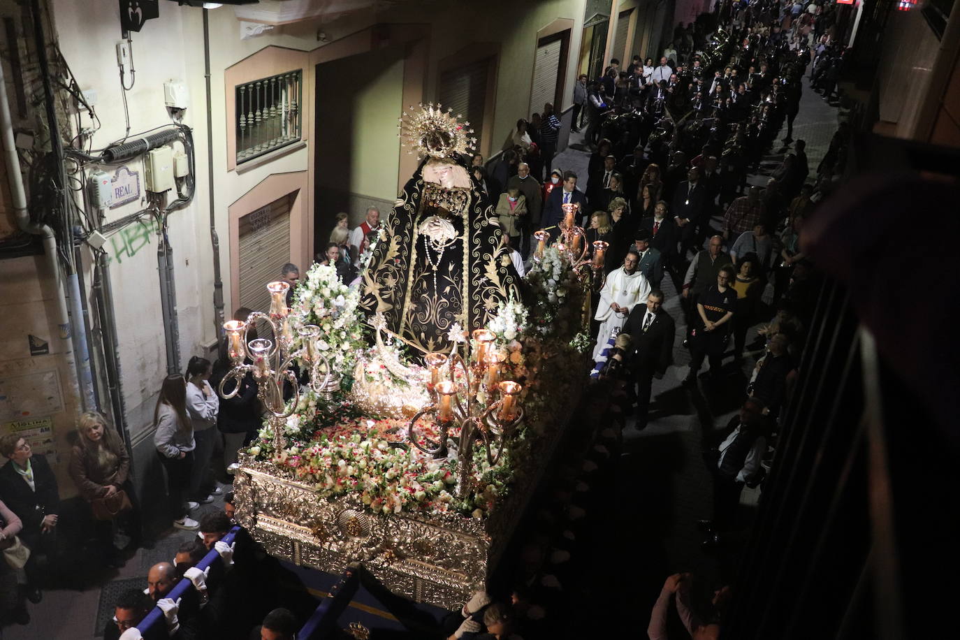 La patrona de Maracena recorre sus calles