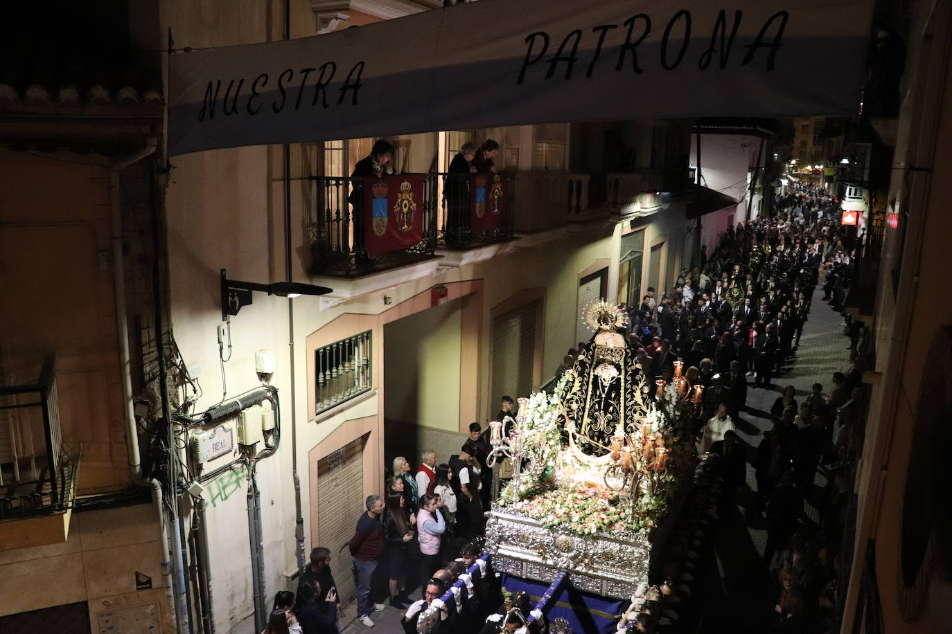 La patrona de Maracena recorre sus calles