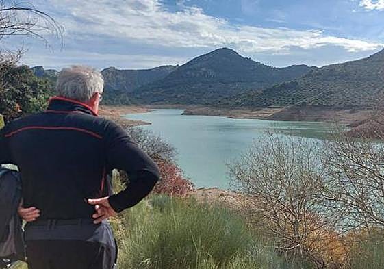 El pantano del Quiebrajano, en diciembre pasado.