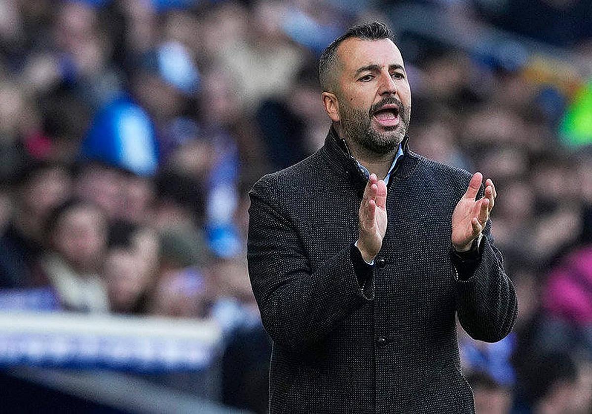 Diego Martínez, en un partido de esta temporada con el Espanyol.