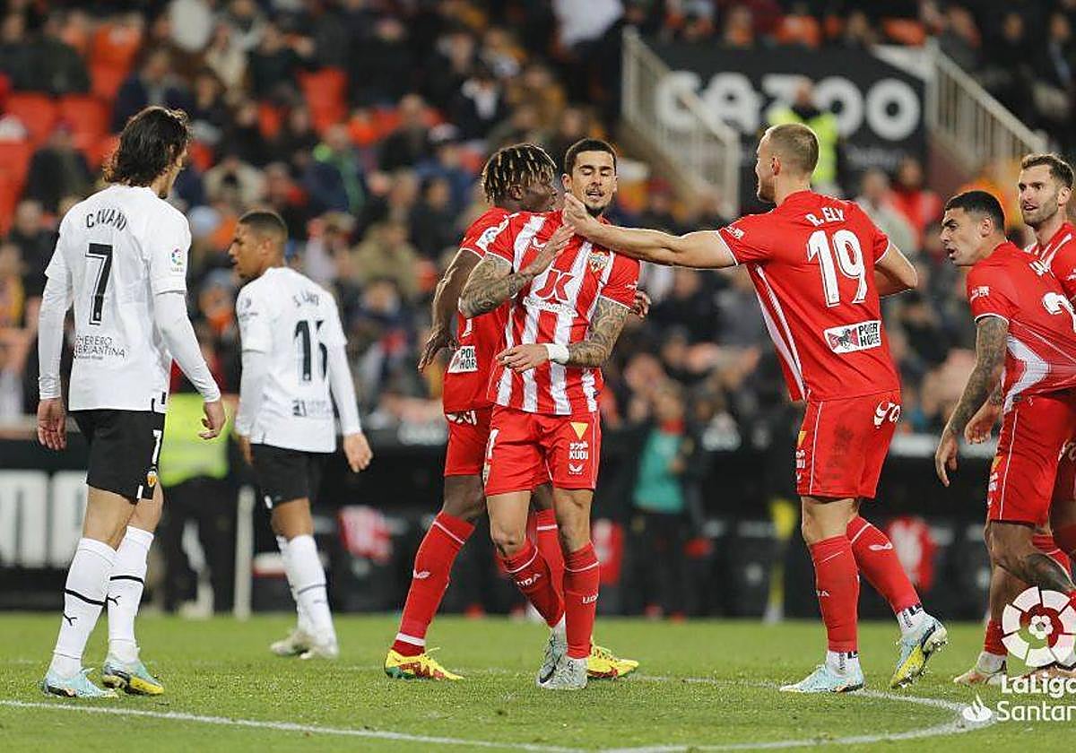El Almería empató (2-2) ante el Valencia en la primera vuelta y el próximo domingo se miden en el Power Horse Stadium.