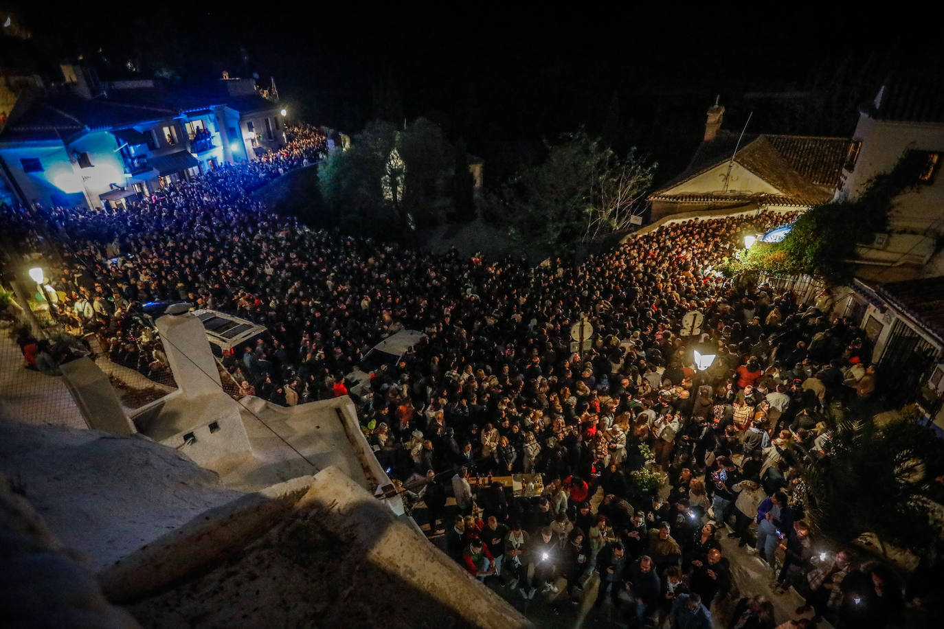 Las imágenes de la madrugada de los Gitanos en el Sacromonte