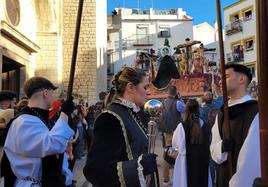 Salida de los pasos del Santo Sepulcro de San Juan.