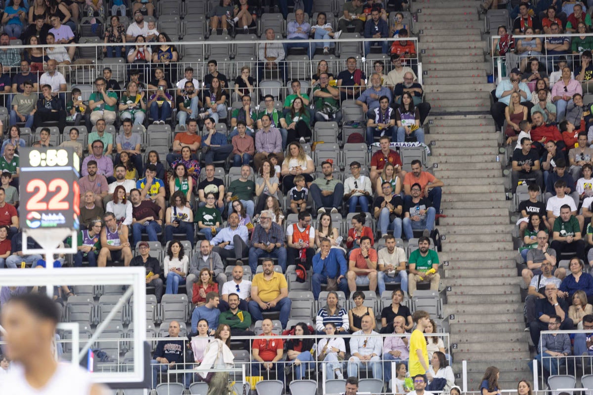 Encuéntrate en la grada del Palacio en el Covirán-Unicaja