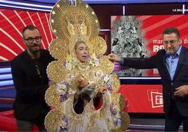 Juanma Moreno lamenta una parodia televisiva de la Virgen del Rocío.
