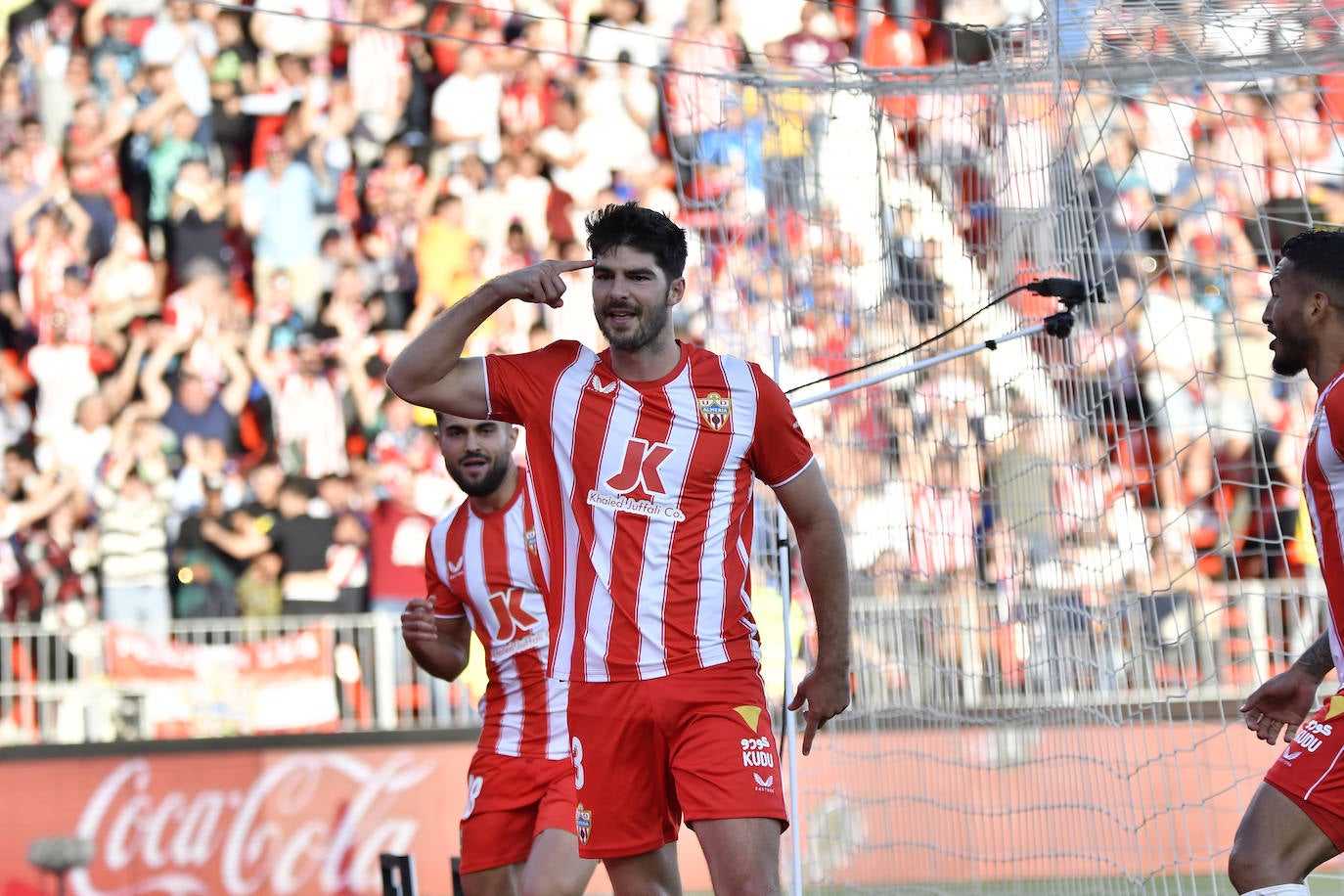 El Almería-Valencia, a pie de campo