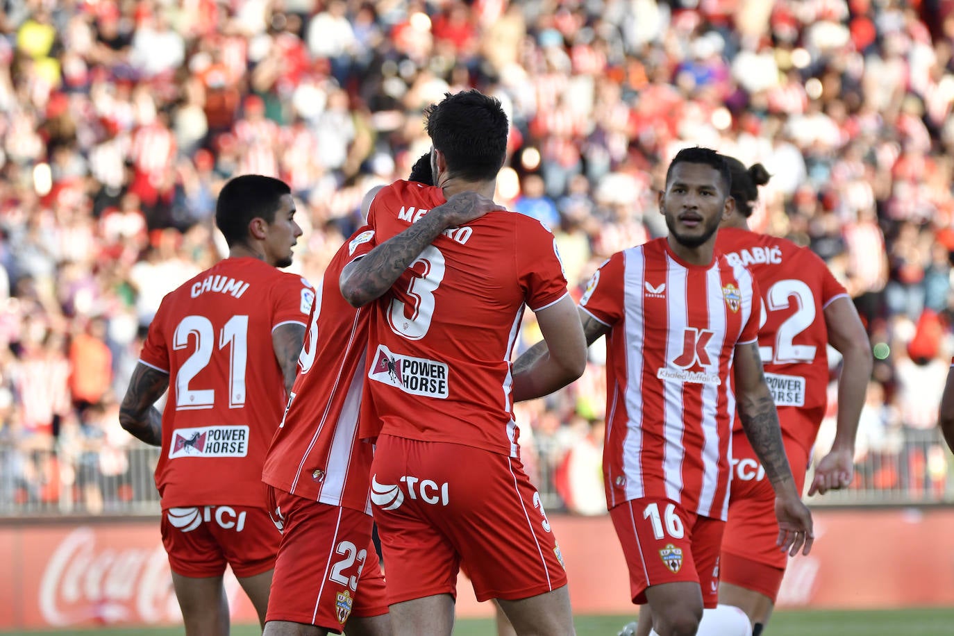 El Almería-Valencia, a pie de campo