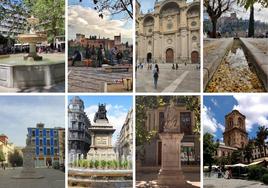 Plazas recomendadas en Granada.