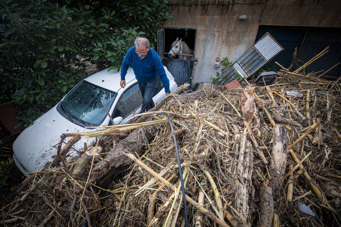 Destrozos de la riada del pasado mes de diciembre.
