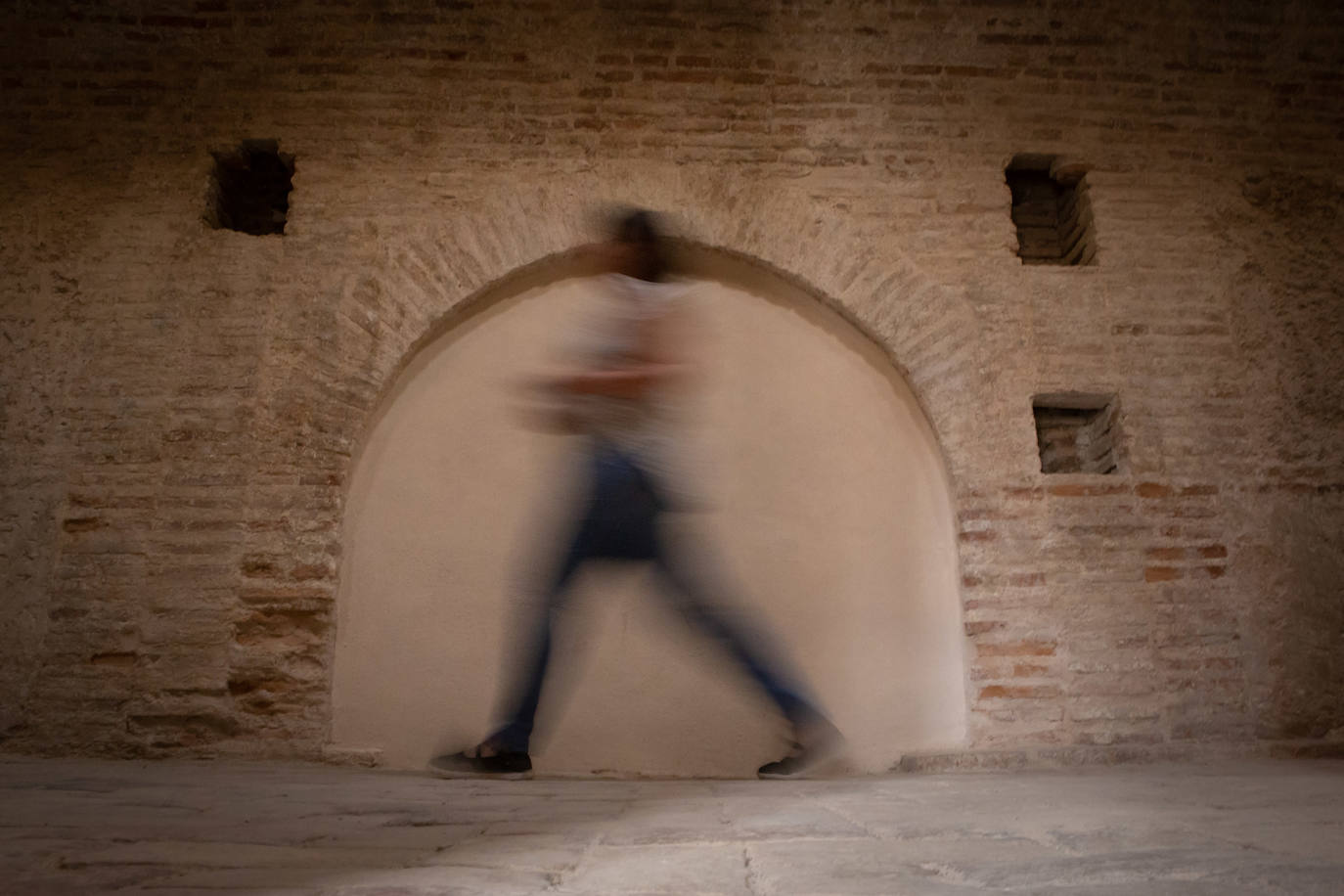 Sala caliente de los Bañós Árabes de La Zubia.