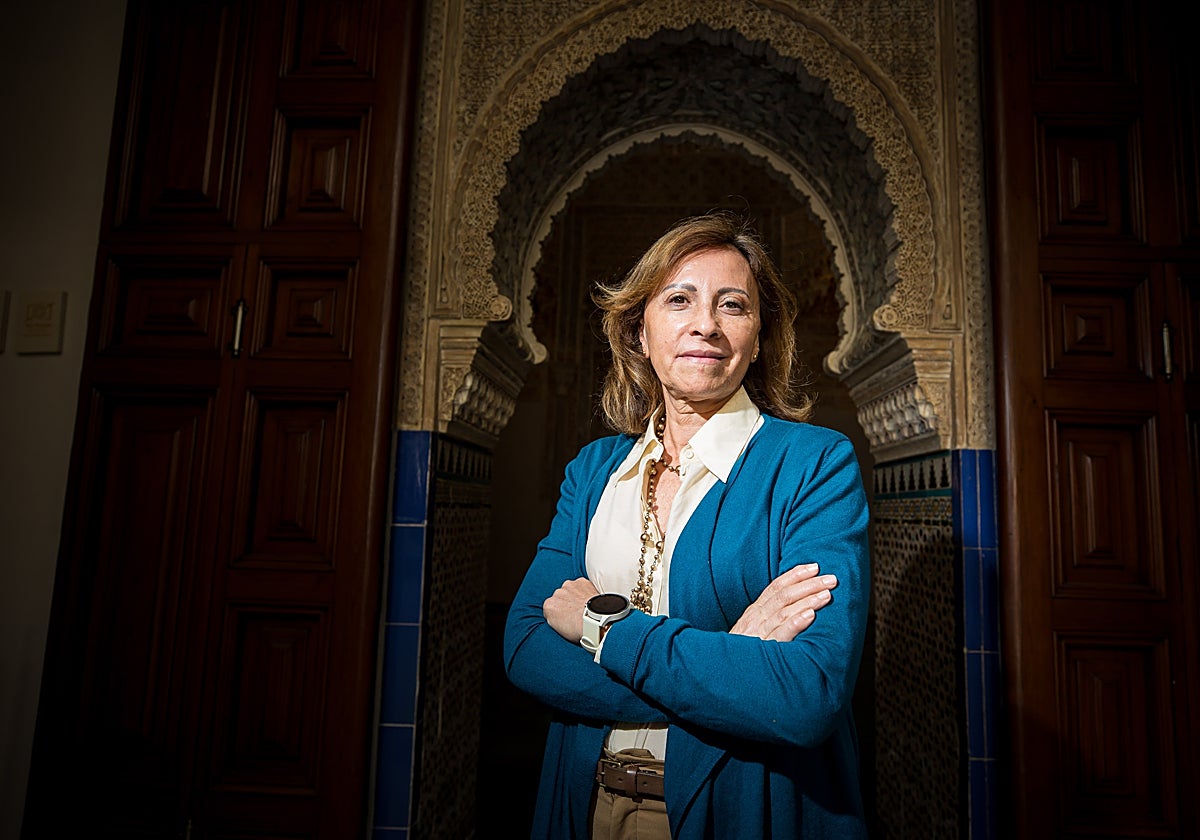 Yolanda Benito, en la Madraza.