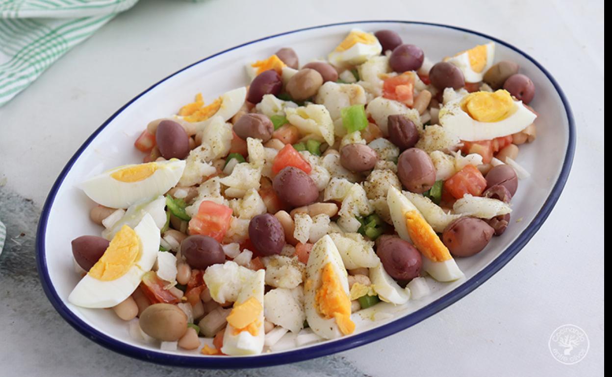Ensalada de alubias