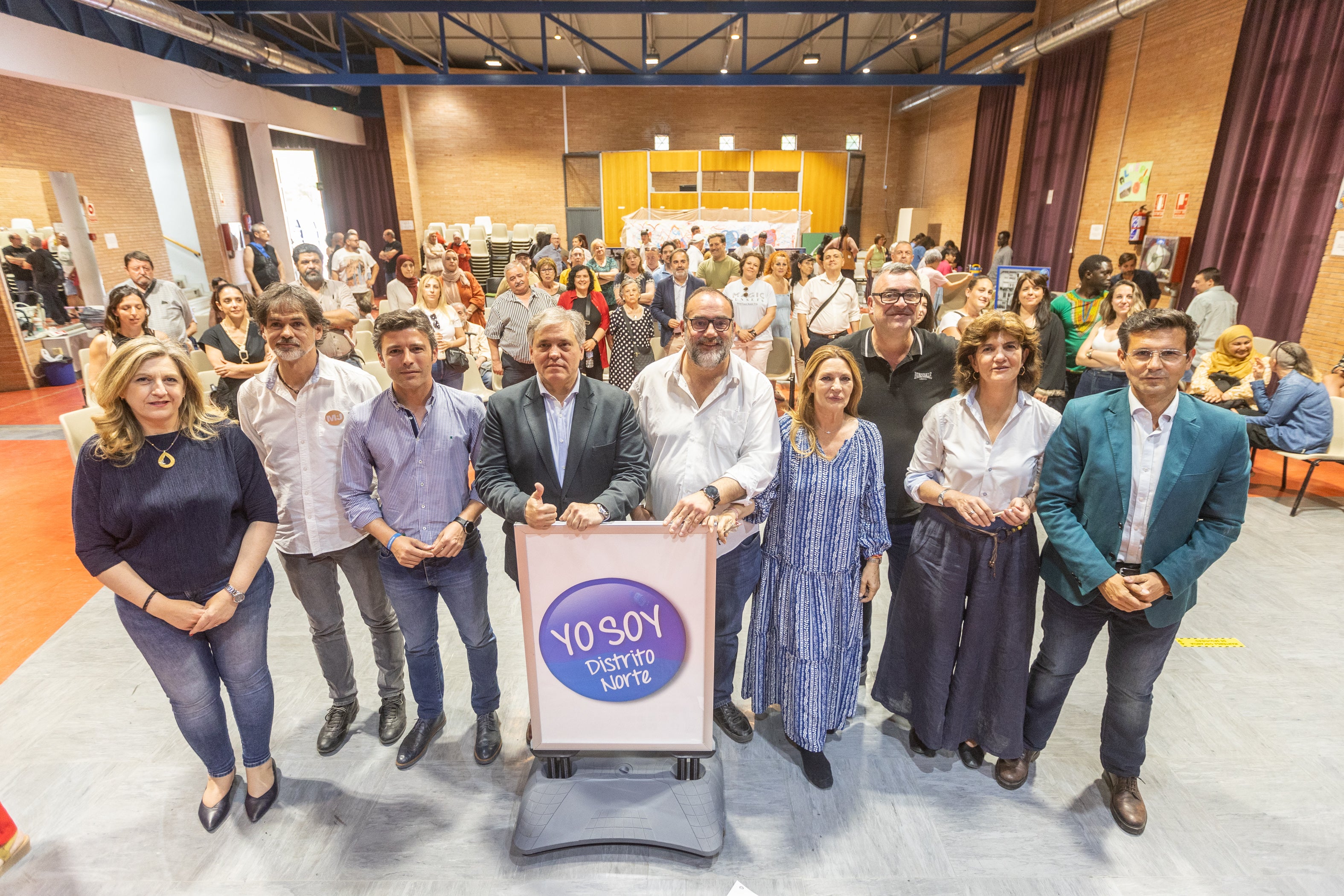 Los candidatos a las municipales de Granada, durante el debate de Norte.