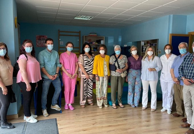 Visita al Centro de Atención Temprana que gestiona en Mancha Real Aprompsi.