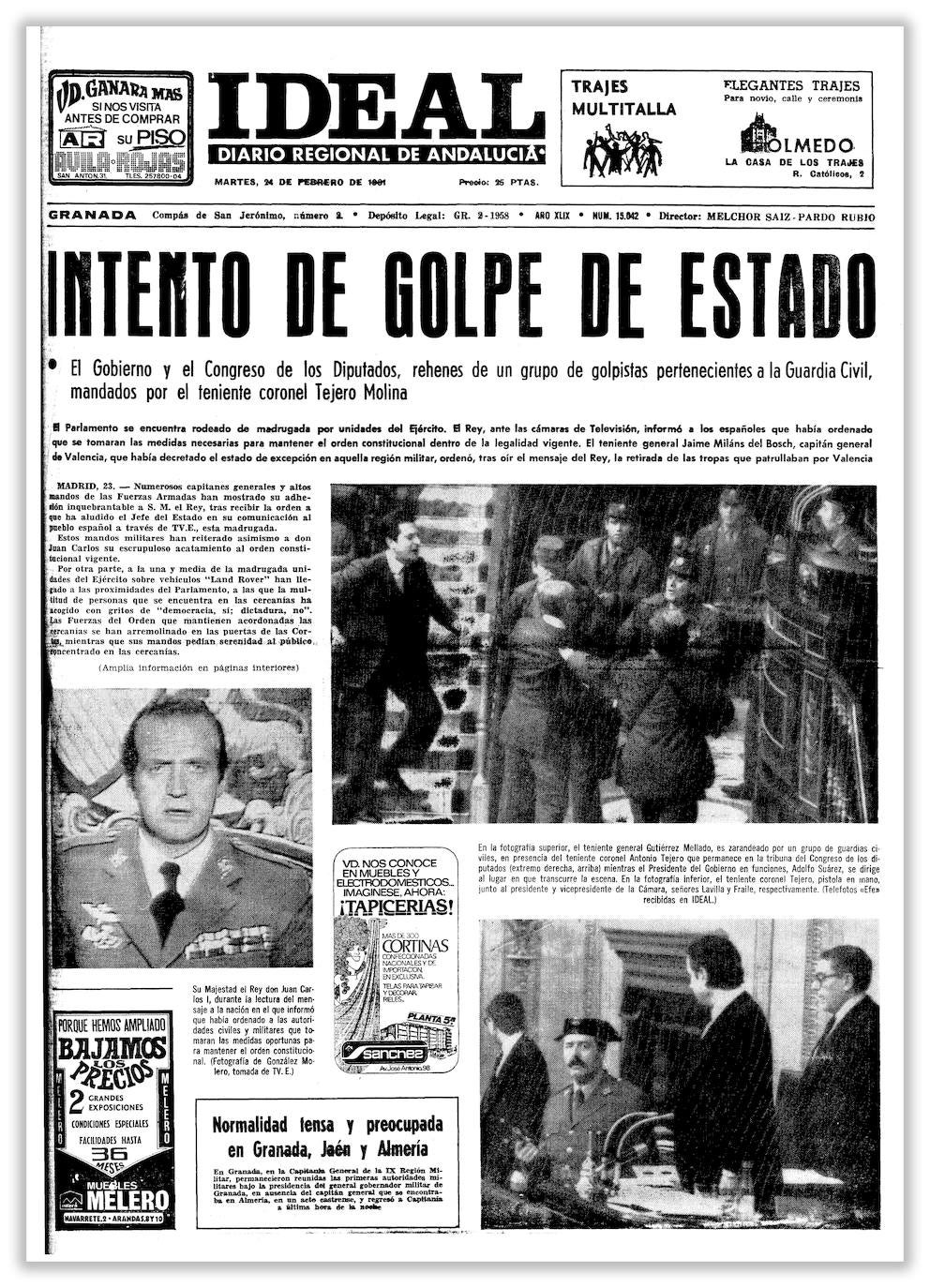 La exposición 50 años en portadas de IDEAL, a un click