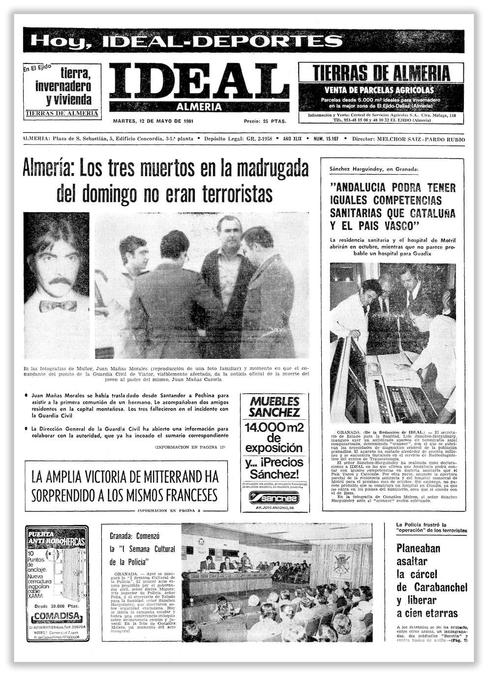 La exposición 50 años en portadas de IDEAL, a un click