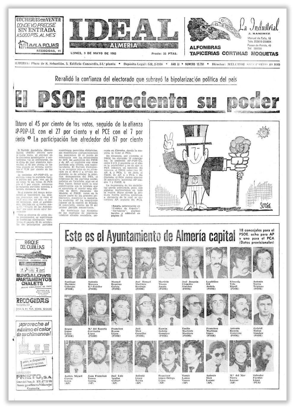 La exposición 50 años en portadas de IDEAL, a un click