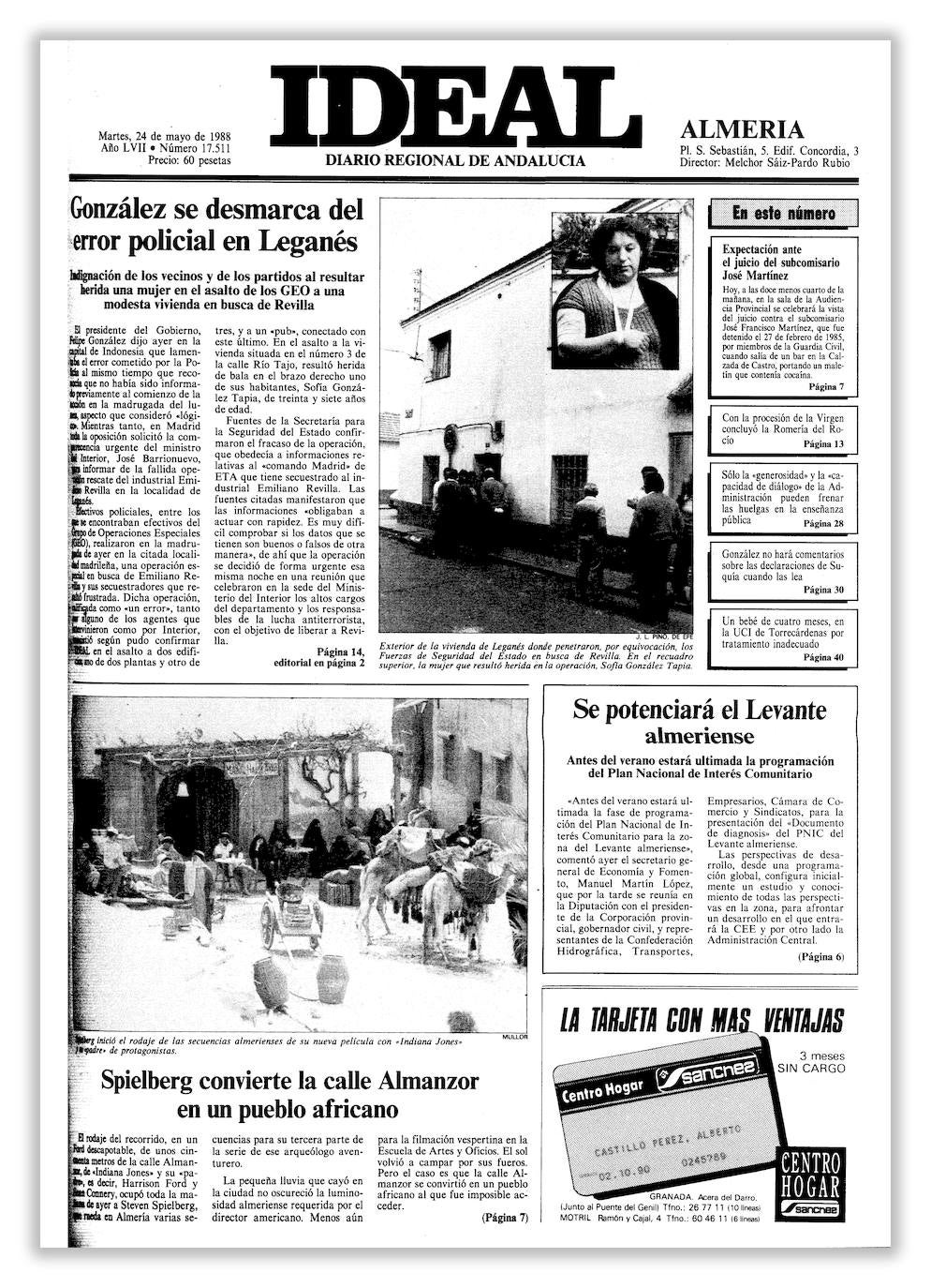 La exposición 50 años en portadas de IDEAL, a un click