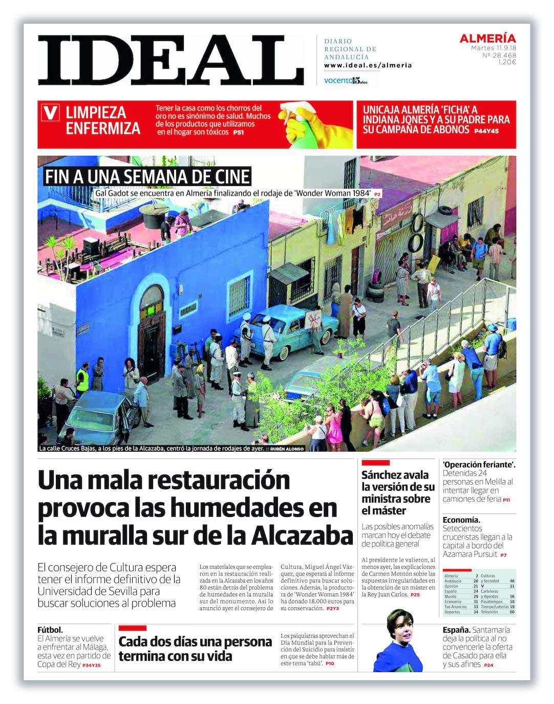 La exposición 50 años en portadas de IDEAL, a un click