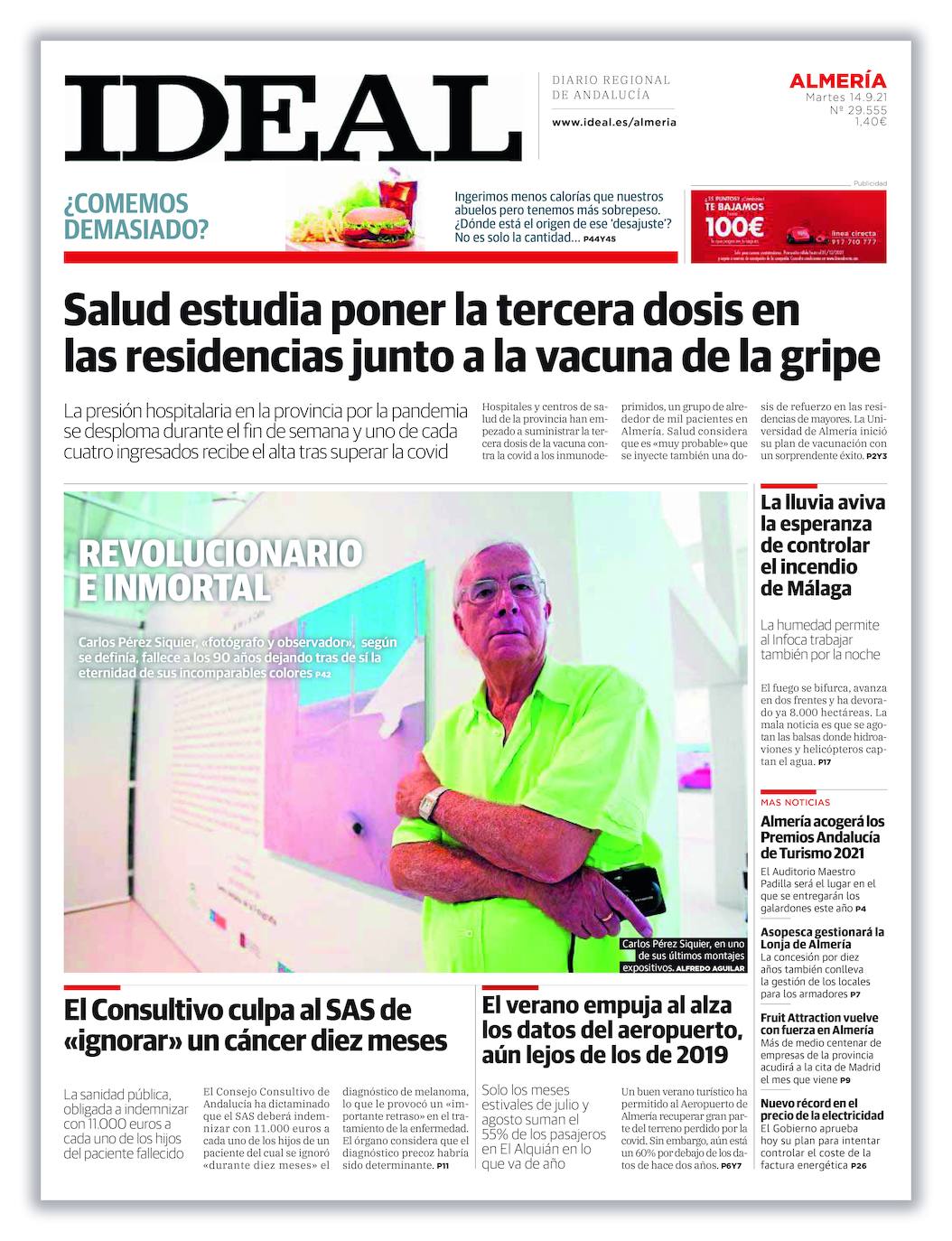 La exposición 50 años en portadas de IDEAL, a un click