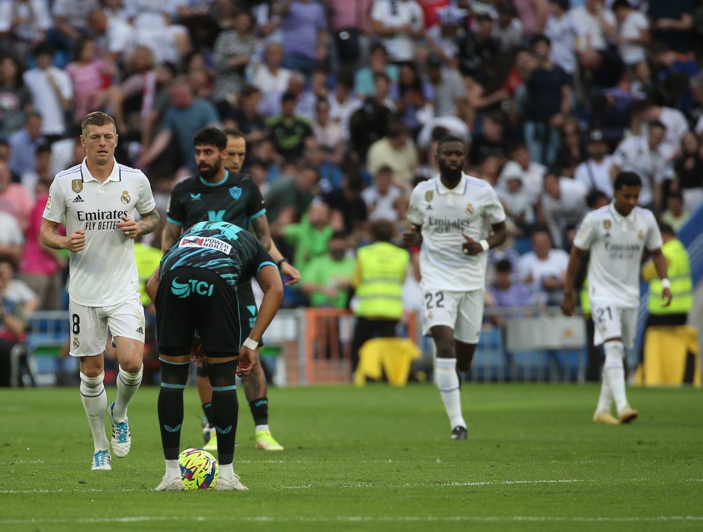 El rojiblanco colorea el Santiago Bernabéu